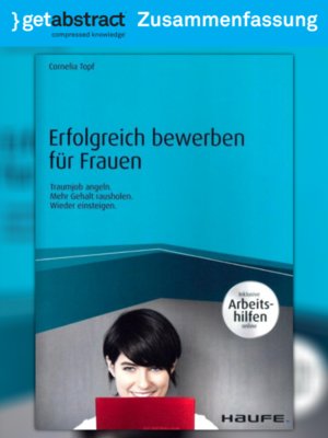 cover image of Erfolgreich bewerben für Frauen (Zusammenfassung)